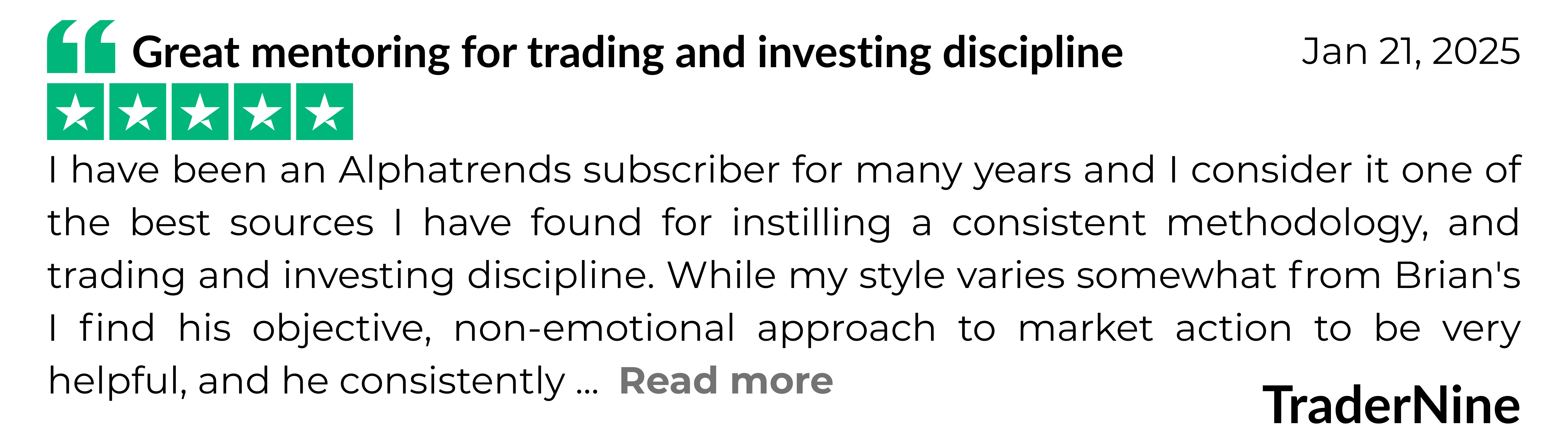 TrustPilot Review #10