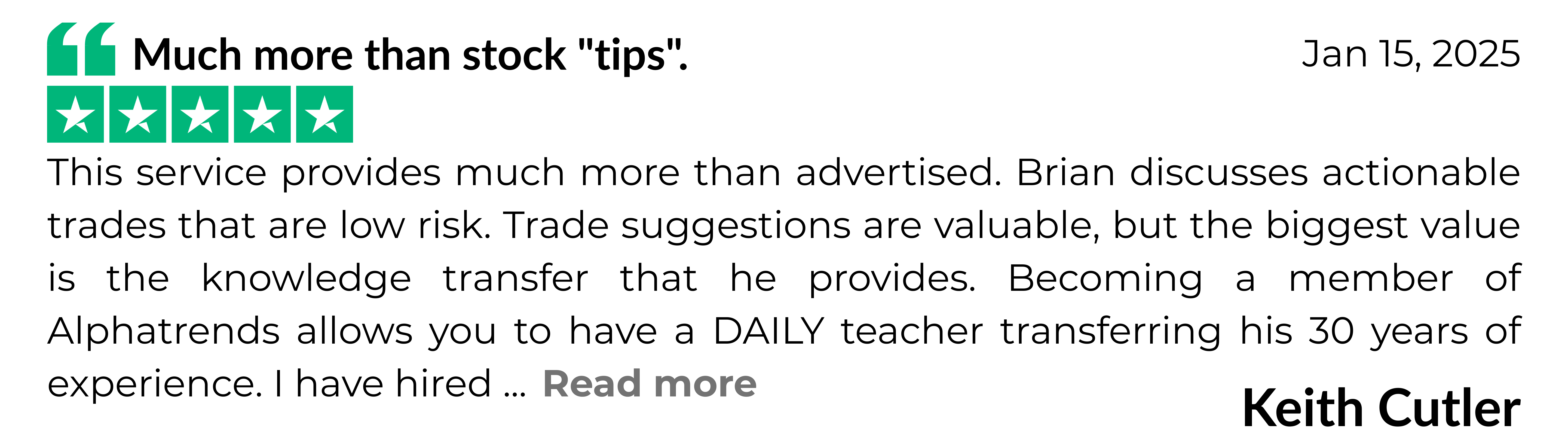 TrustPilot Review #11