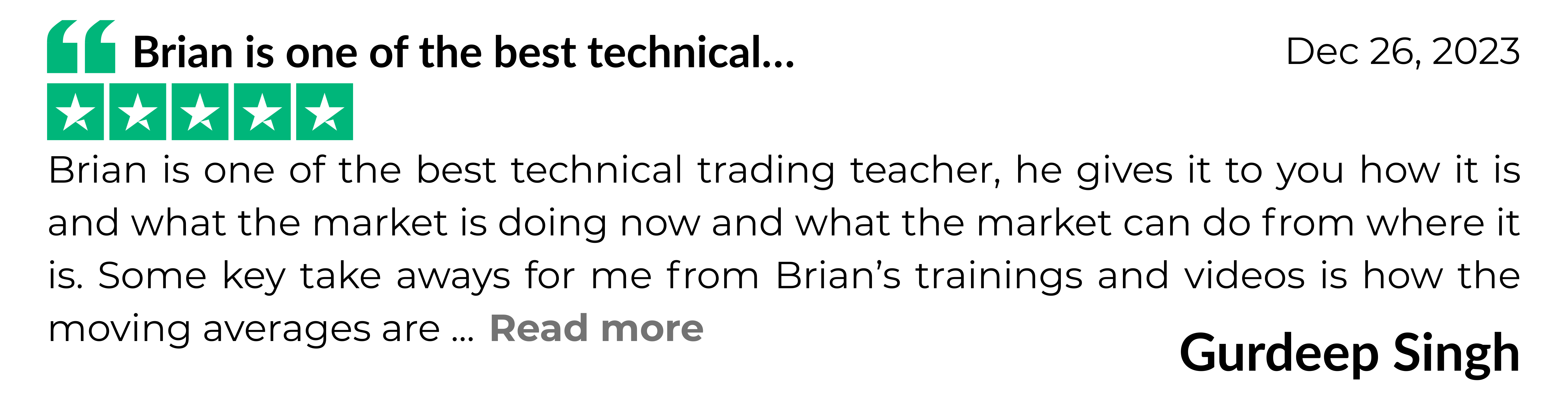 TrustPilot Review #14