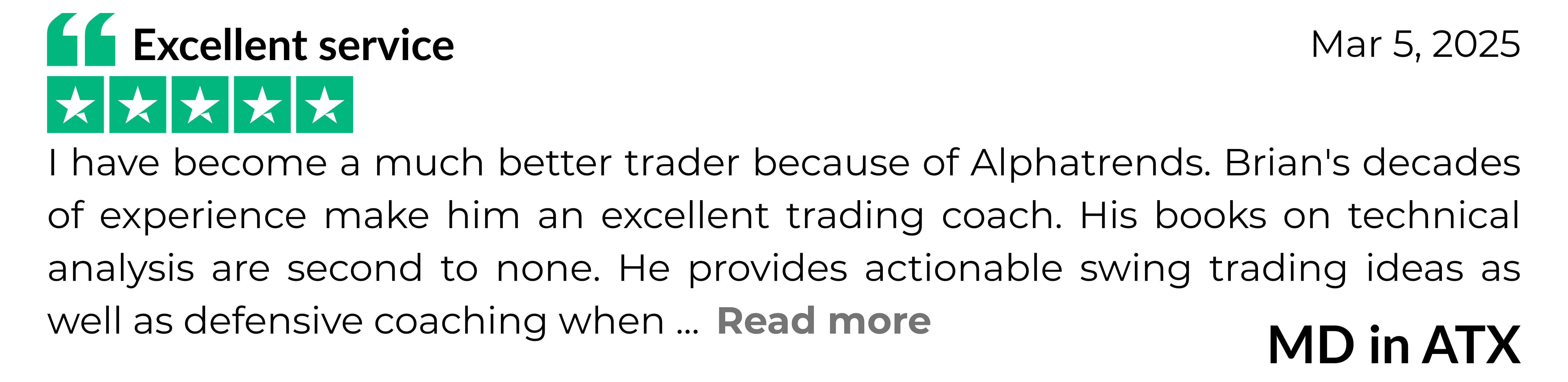TrustPilot Review #5