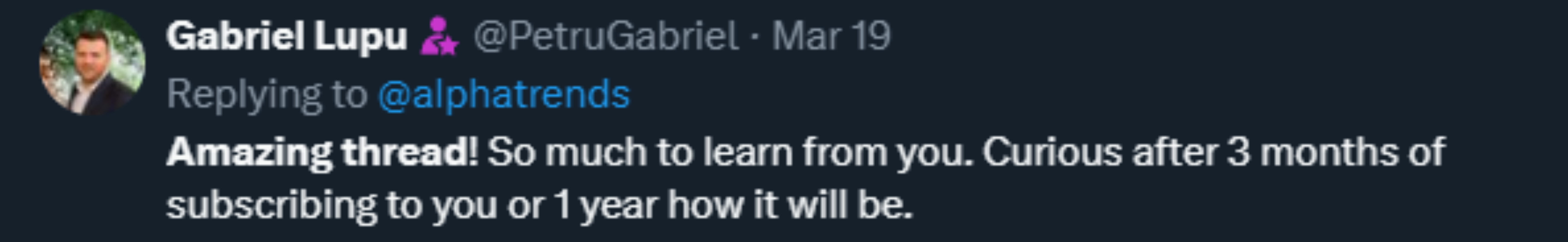 X Testimonial #10