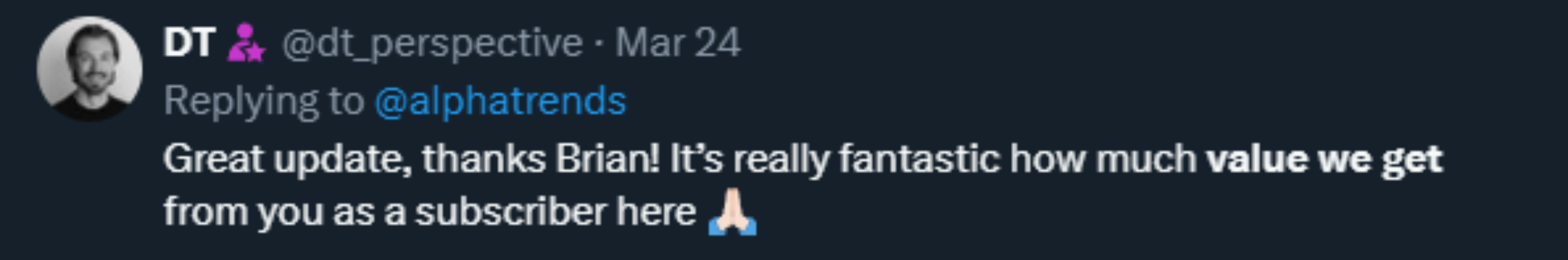 X Testimonial #17