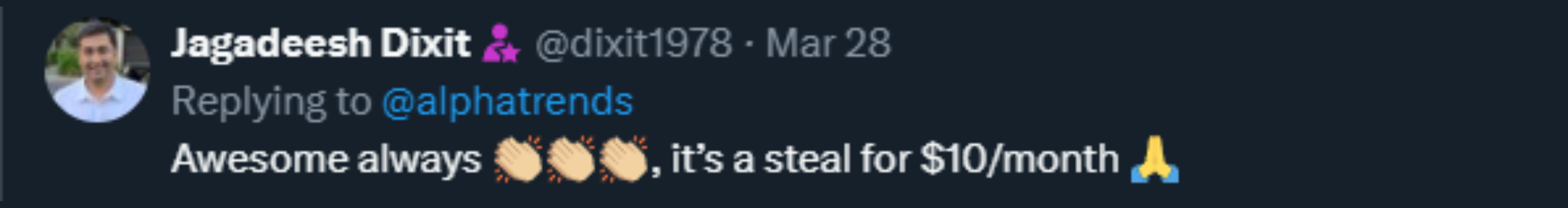 X Testimonial #23
