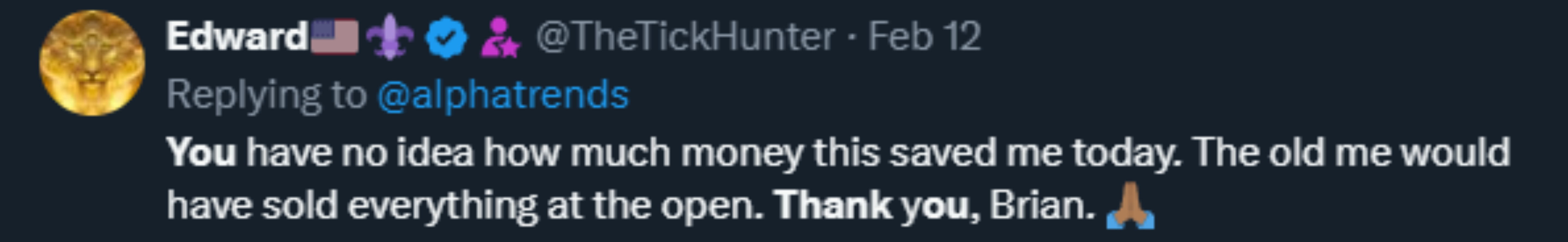 X Testimonial #5