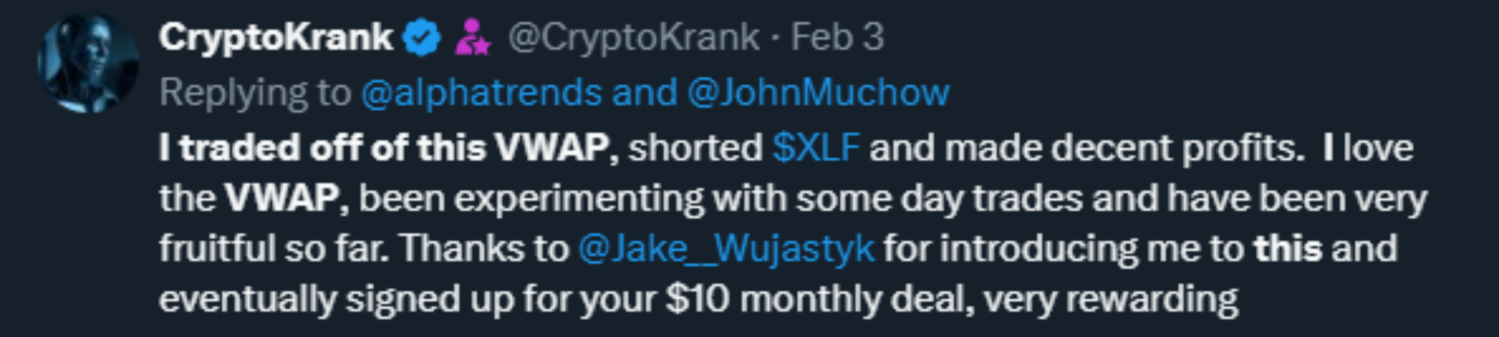 X Testimonial #8