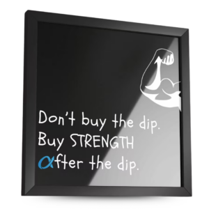 don't buy the dip framed