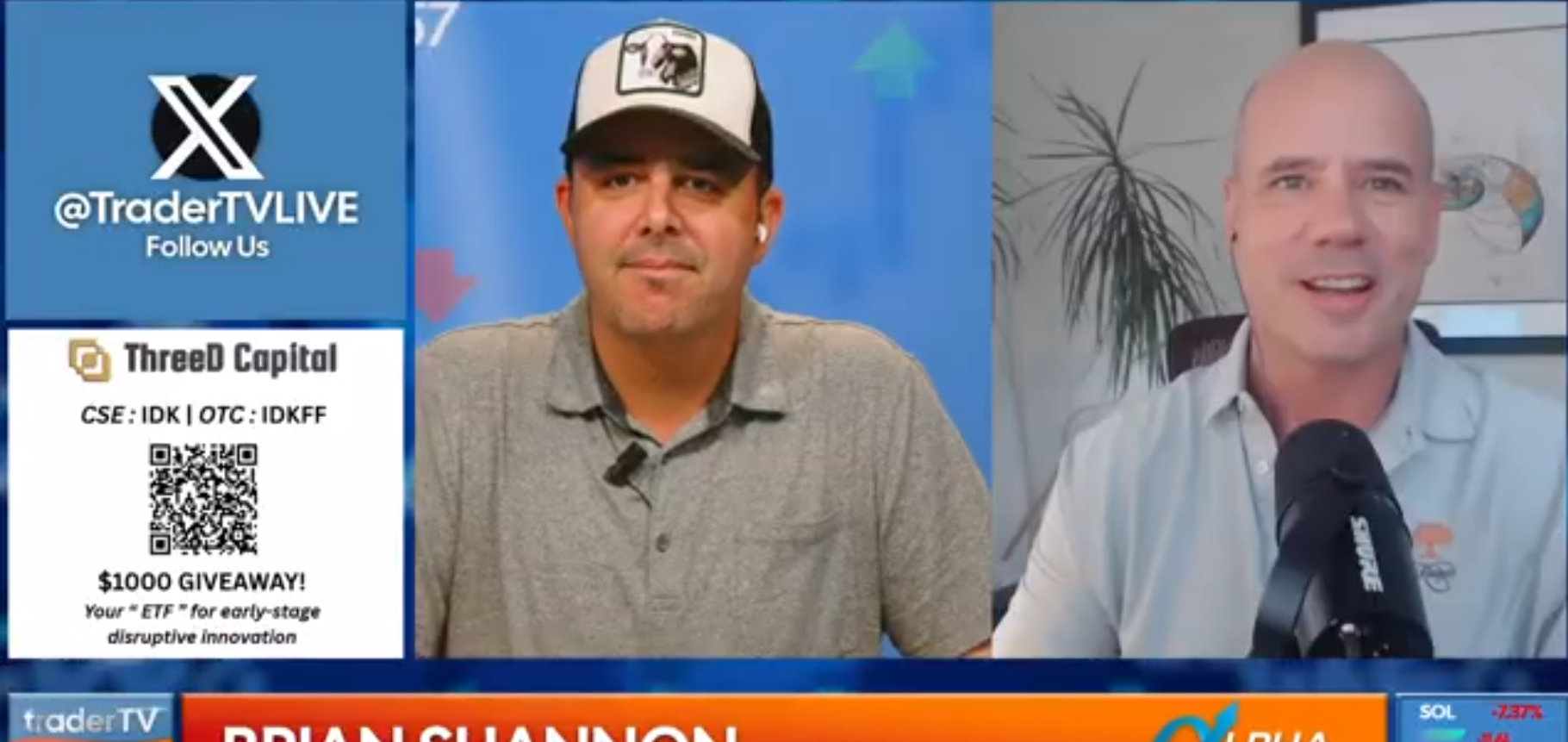 Brian on TraderTV 070125