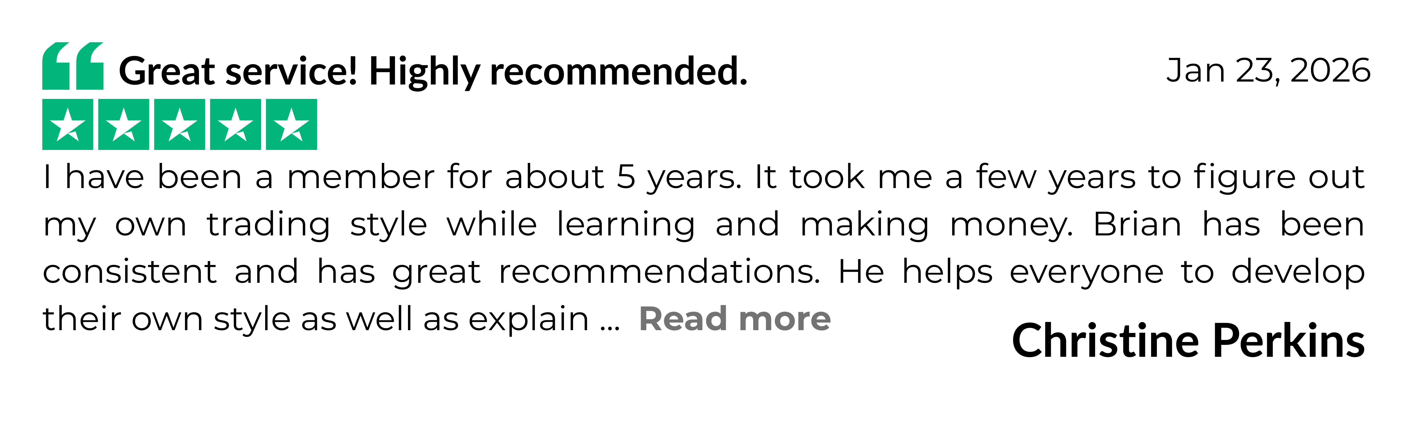 TrustPilot Review #18