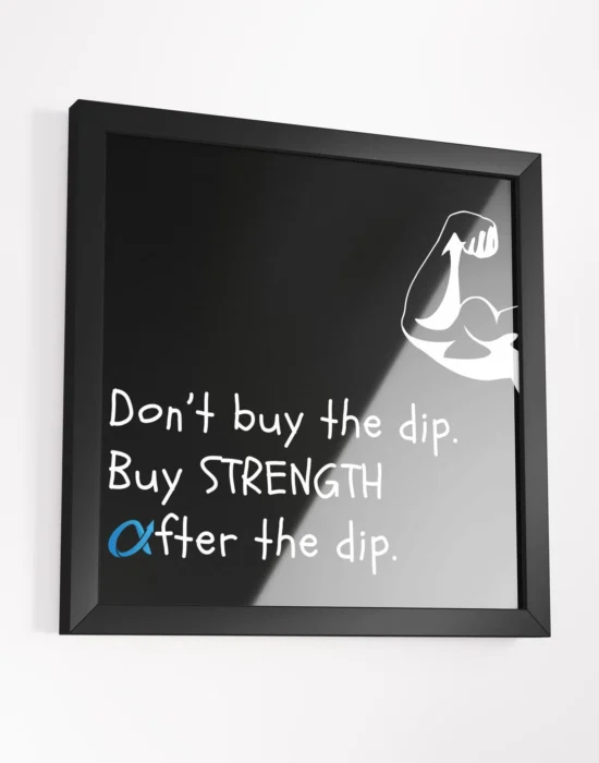 "dont buy the dip" poster