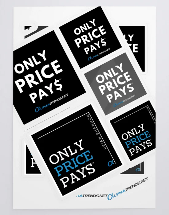 "only price pays" sticker