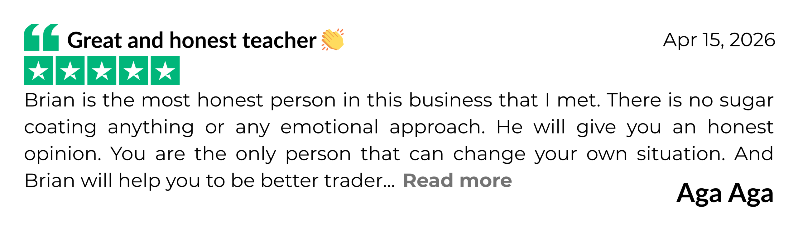 TrustPilot Review #19